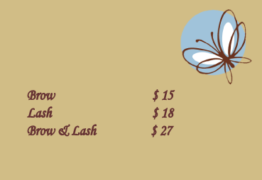 Tinting Menu